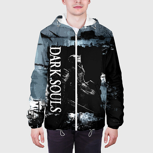 Мужская куртка Darksouls the game / 3D-Белый – фото 3