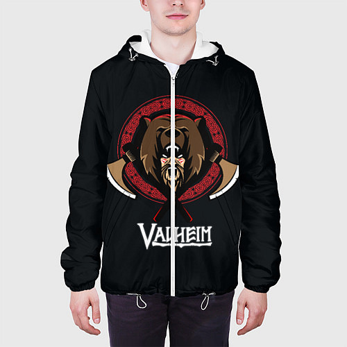 Мужская куртка Valheim Viking Bear / 3D-Белый – фото 3