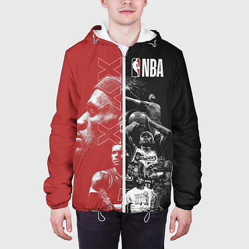 Мужская куртка NBA / 3D-Белый – фото 3