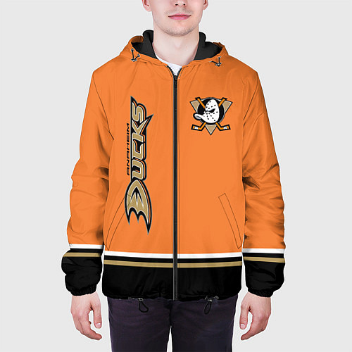 Мужская куртка Anaheim Ducks / 3D-Черный – фото 3