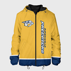 Куртка с капюшоном мужская Nashville Predators, цвет: 3D-черный