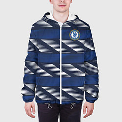 Куртка с капюшоном мужская FC Chelsea Breathe Training Top 202122, цвет: 3D-белый — фото 2