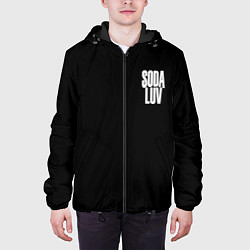 Куртка с капюшоном мужская Репер - SODA LUV, цвет: 3D-черный — фото 2