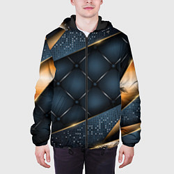 Куртка с капюшоном мужская 3D VERSACE VIP GOLD, цвет: 3D-черный — фото 2