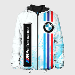 Куртка с капюшоном мужская BMW БМВ M PERFORMANCE, цвет: 3D-черный