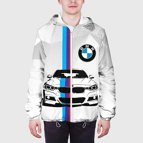 Мужская куртка BMW БМВ M PERFORMANCE / 3D-Белый – фото 3
