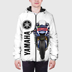 Куртка с капюшоном мужская YAMAHA 002, цвет: 3D-черный — фото 2