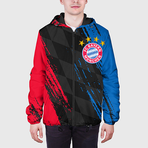 Мужская куртка ФК БАВАРИЯ BAYERN МЮНХЕН / 3D-Черный – фото 3