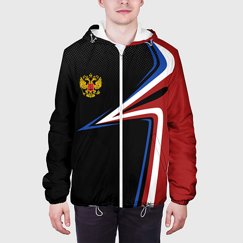 Мужская куртка РОССИЯ RUSSIA UNIFORM / 3D-Белый – фото 3