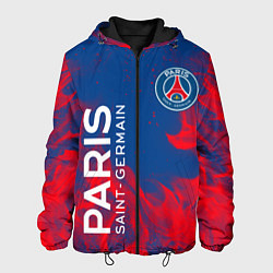 Куртка с капюшоном мужская ФК ПСЖ PARIS SAINT GERMAIN, цвет: 3D-черный