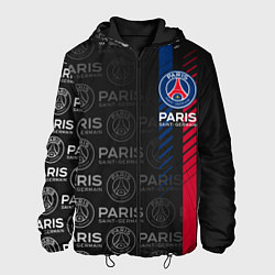 Куртка с капюшоном мужская ФК ПСЖ PARIS SAINT GERMAIN, цвет: 3D-черный