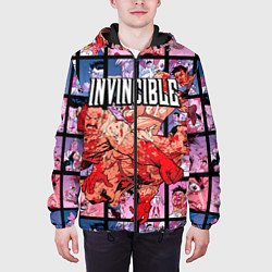 Куртка с капюшоном мужская Неуязвимый Invincible, цвет: 3D-черный — фото 2