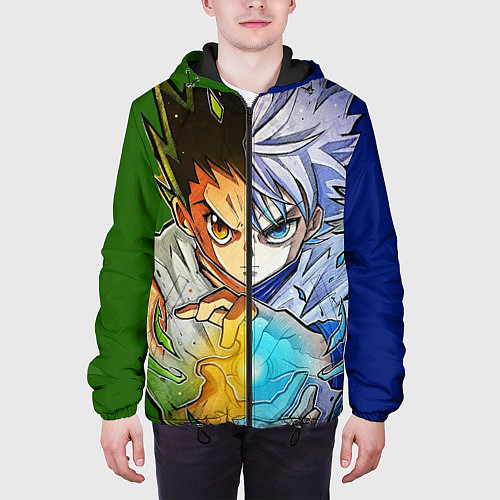 Мужская куртка Киллуа золдик и Гон хантер / 3D-Черный – фото 3