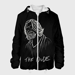 Куртка с капюшоном мужская THE DUDE Большой Лебовски, цвет: 3D-белый