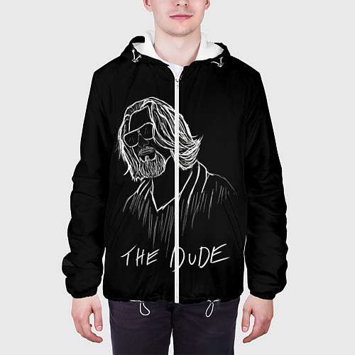 Мужская куртка THE DUDE Большой Лебовски / 3D-Белый – фото 3
