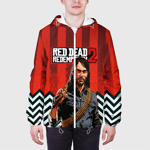 Мужская куртка Бандит дикого запада RDR 2 / 3D-Белый – фото 3
