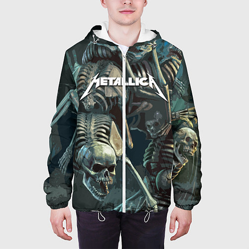 Мужская куртка Metallica Metal Skull / 3D-Белый – фото 3