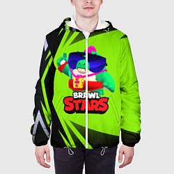 Куртка с капюшоном мужская Базз Buzz Brawl Stars, цвет: 3D-белый — фото 2