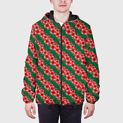 Куртка с капюшоном мужская Покер, цвет: 3D-черный — фото 2