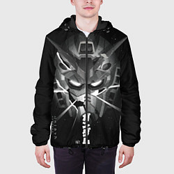 Куртка с капюшоном мужская GUNDAM, цвет: 3D-черный — фото 2