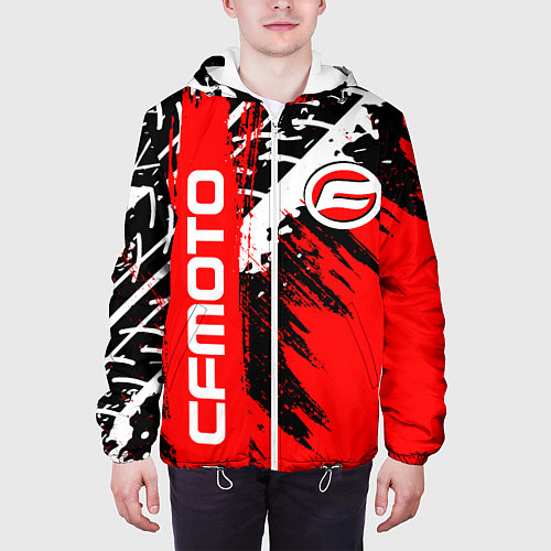 Мужская куртка CFmoto СФ мото RED STYLE / 3D-Белый – фото 3