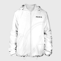 Куртка с капюшоном мужская PSG Core Big Logo New 202223, цвет: 3D-белый