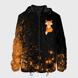 Куртка с капюшоном мужская Foxy - Paint, цвет: 3D-черный
