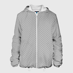 Куртка с капюшоном мужская GRAY CARBON, цвет: 3D-белый