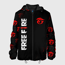 Куртка с капюшоном мужская GARENA FREE FIRE, цвет: 3D-черный