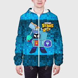 Куртка с капюшоном мужская Ash Brawl Stars Эш, цвет: 3D-белый — фото 2
