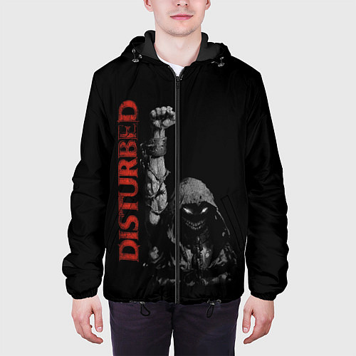 Мужская куртка DISTURBED / 3D-Черный – фото 3