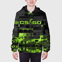 Куртка с капюшоном мужская VIRUS ВИРУС CS, цвет: 3D-черный — фото 2