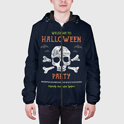 Куртка с капюшоном мужская Halloween Party, цвет: 3D-черный — фото 2