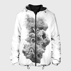 Куртка с капюшоном мужская TOYOTA SMOKE, цвет: 3D-черный
