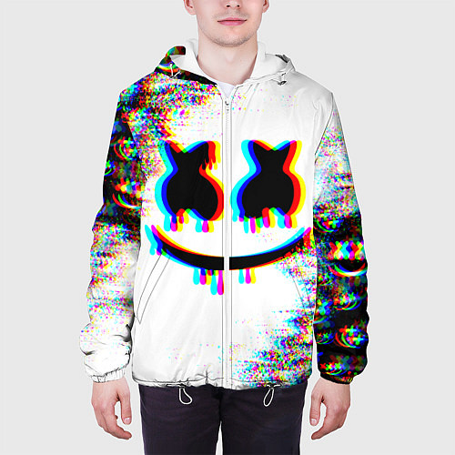 Мужская куртка MARSHMELLOW GLITCH / 3D-Белый – фото 3