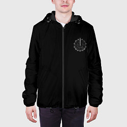 Куртка с капюшоном мужская ФУТАРК РУНА RUNE спина Z, цвет: 3D-черный — фото 2