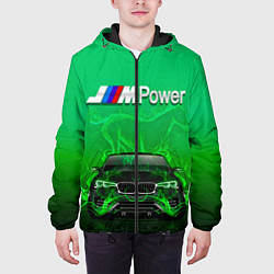 Куртка с капюшоном мужская BMW GREEN STYLE, цвет: 3D-черный — фото 2