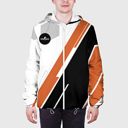 Куртка с капюшоном мужская CS:GO Asiimov Edition, цвет: 3D-белый — фото 2