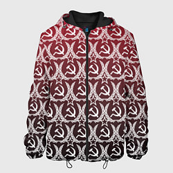 Куртка с капюшоном мужская Love СССР, цвет: 3D-черный
