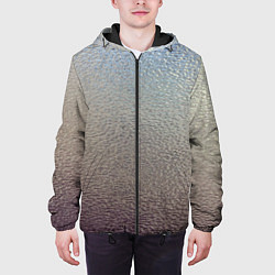 Куртка с капюшоном мужская Металликскин, цвет: 3D-черный — фото 2