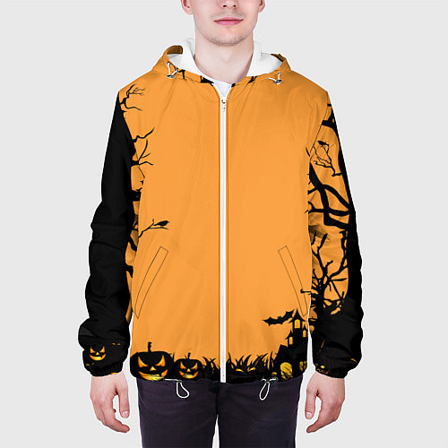 Мужская куртка Orange Halloween TRD / 3D-Белый – фото 3