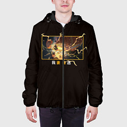 Куртка с капюшоном мужская Зинуцу Агацума входит в режим боя, цвет: 3D-черный — фото 2