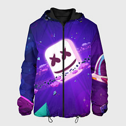 Куртка с капюшоном мужская МАРШМЕЛЛО В КОСМОСЕ MARSHMELLO MUSIC SPACE, цвет: 3D-черный