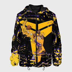 Куртка с капюшоном мужская Los angeles lakers NBA, цвет: 3D-черный