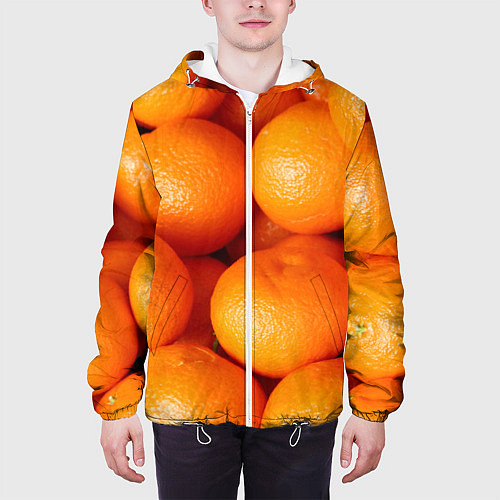 Мужская куртка Мандаринчик чик / 3D-Белый – фото 3
