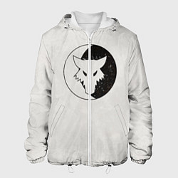 Куртка с капюшоном мужская Лунные волки ранний лого цвет легиона, цвет: 3D-белый