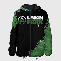 Куртка с капюшоном мужская Линкин Парк в стиле Гранж Linkin Park, цвет: 3D-черный