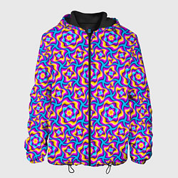 Мужская куртка Красочный фон с цветами