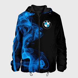 Куртка с капюшоном мужская BMW Дым, цвет: 3D-черный