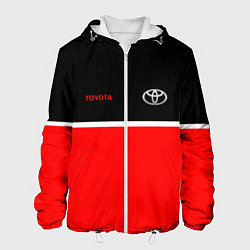 Куртка с капюшоном мужская Toyota Два цвета, цвет: 3D-белый